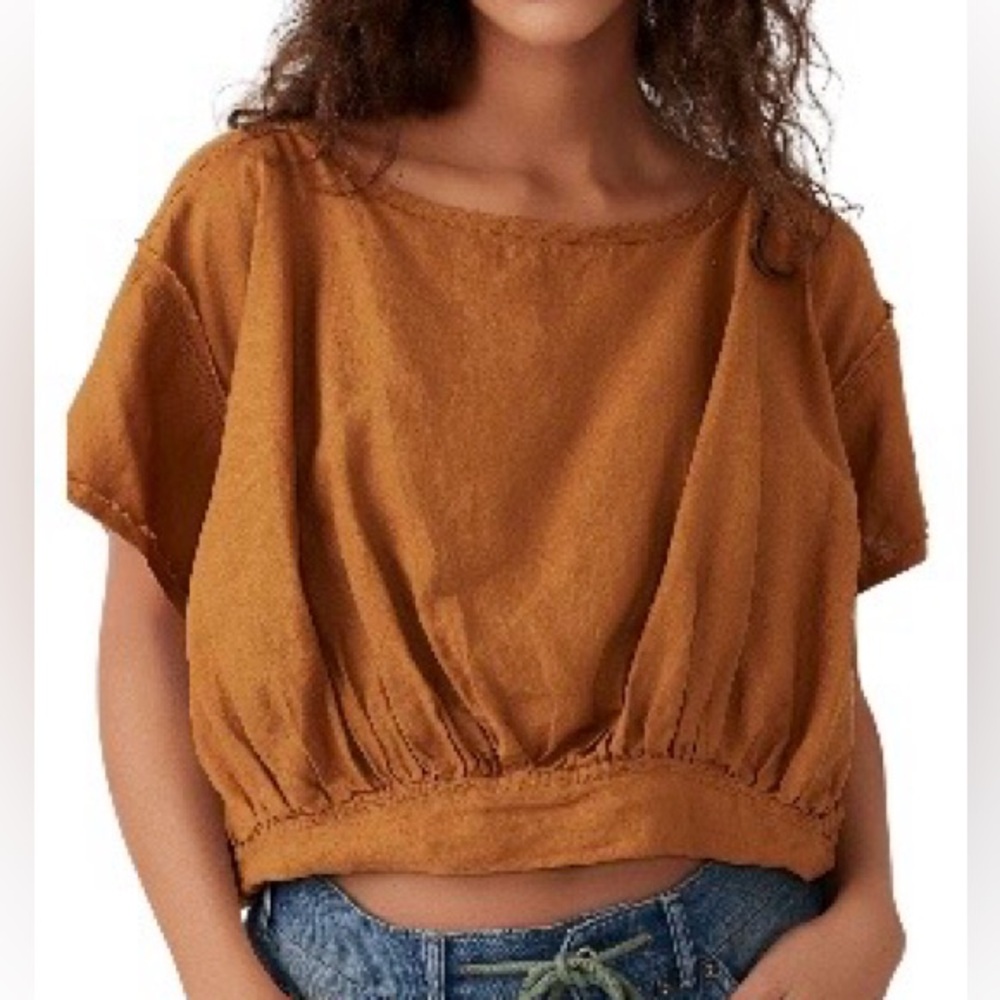 Free People Cloud 9 Cropped Bubble Top